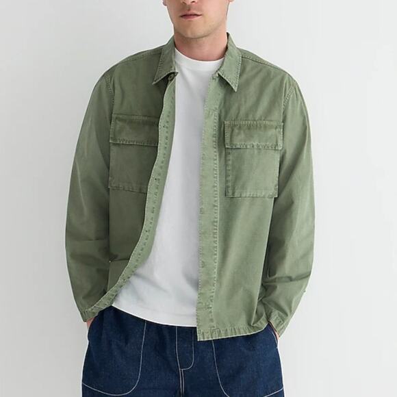 J Crew Wallace & Barnes Dyed Overshirt